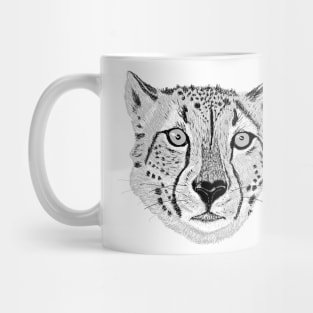 Hand drawn Cheetah Mug